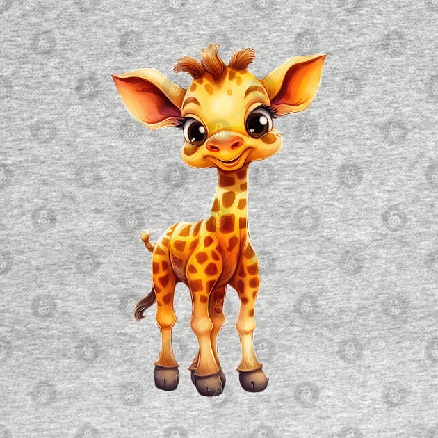 Baby Giraffe by Chromatic Fusion Studio